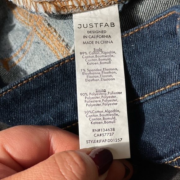 Just Fab Wide Leg Jeans • NWT • Size: 32 - Picture 9 of 9